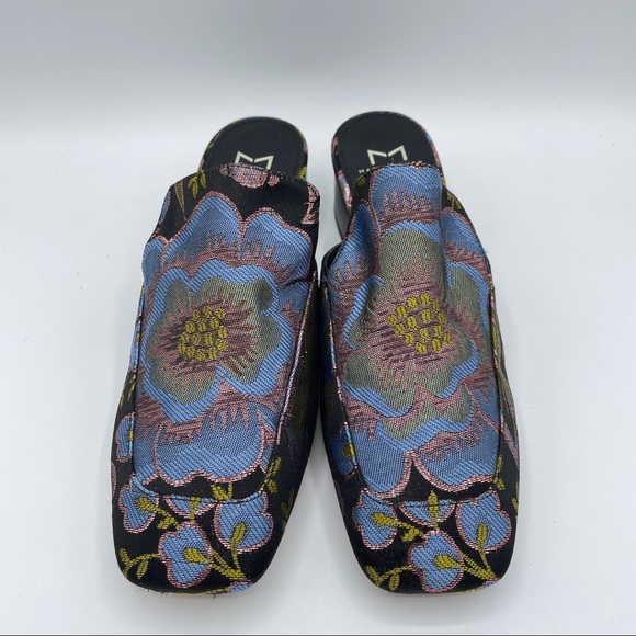 MARC FISHER Lailey Brocade Block Heel Mules - Picture 3 of 5